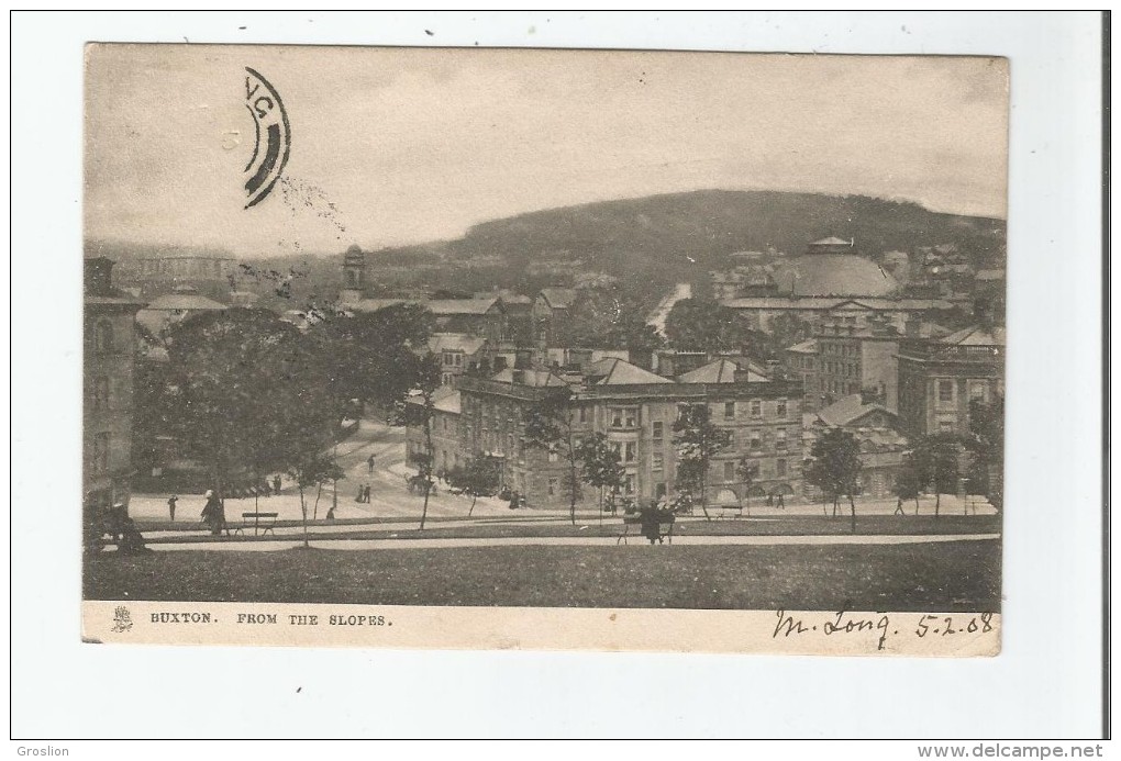 BUXTON 2027 FROM THE SLOPES 1908 - Derbyshire