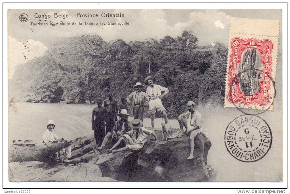 CARTE POSTALE DE MATADI POUR BOZOUM OUBANGUI CHARI TCHAD TRANSIT BRAZZAVILLE CONGO BANGUI - Storia Postale