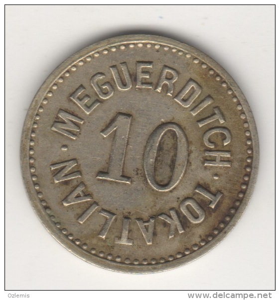 TURQUIE ,TURKEI,TURKEY, MEGUERDITCH ,TOKATLIAN ,10 NICKEL  OLD TOKEN   !!!! - Casino