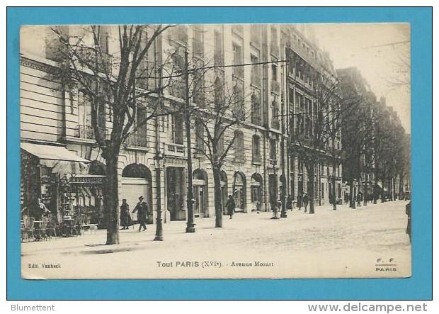 CPA TOUT PARIS Avenue Mozart Collection FLEURY - Arrondissement: 16