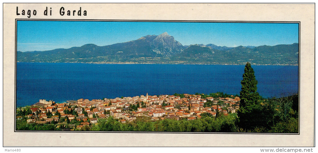 LAGO  DI  GARDA   TORRI DEL  BENACO  (VR)    MAXI CARD  10,5X22  (NUOVA) - Altri & Non Classificati