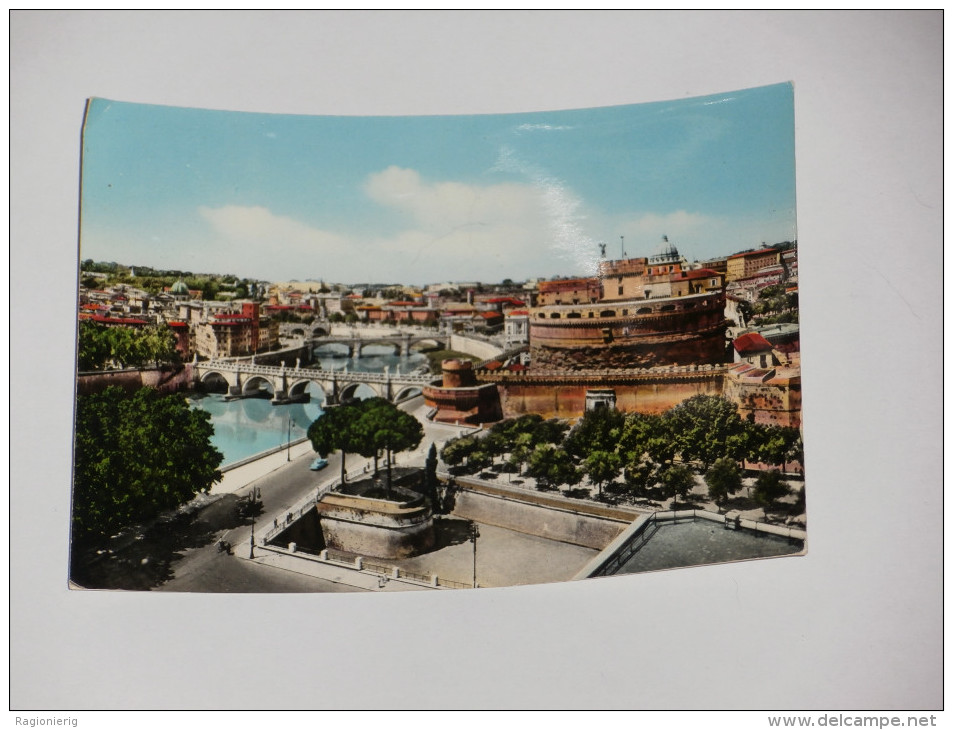 ROMA - Panorama - Tevere E Castel S. Angelo - 1959 - Fiume Tevere