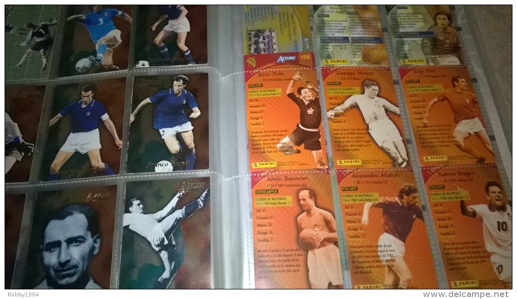 AZZURRI Serie Completa Cards Dal N 1 Al N 140 Calciatori Panini - Edizione Italiana