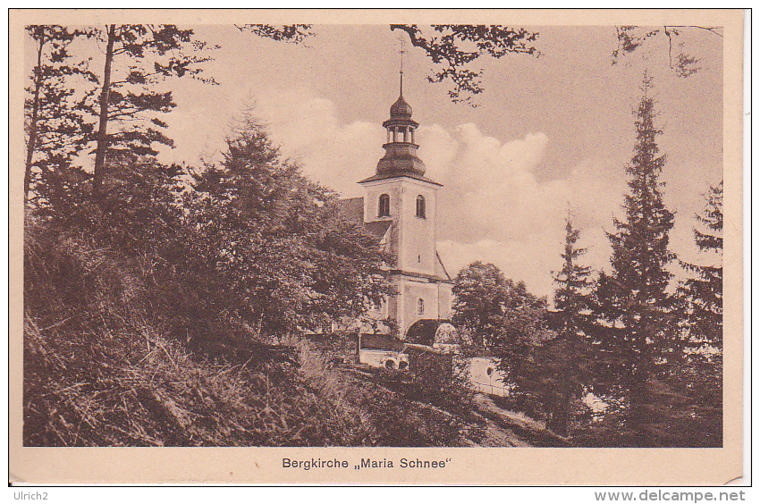 AK Bergkirche Maria Schnee - Mi&#281;dzygórze Wölfelsgrund - 1928 (21385) - Schlesien