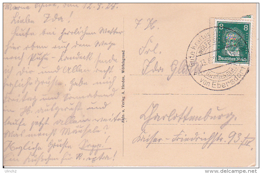 AK Bergkirche Maria Schnee - Mi&#281;dzygórze Wölfelsgrund - 1928 (21385) - Schlesien