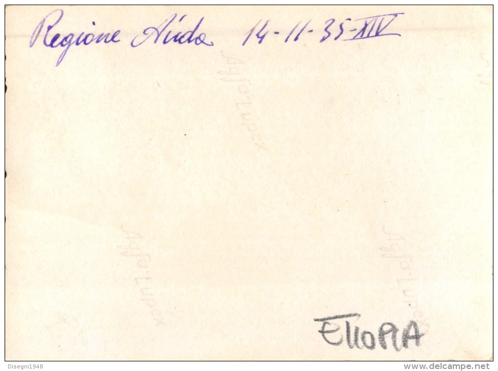 04783 "COLONIE ITALIANE - ETIOPIA - REGIONE AUDA 14.11.35. - XIV " ANIMATA. FOTOGR. ORIGINALE - Guerra, Militari