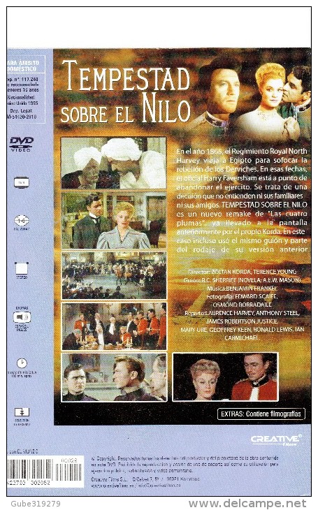 CINEMA DVD - U.K. 1955 - STORM OVER THE NILE - TEMPESTAD SOBRE EL NILO - LAWRENCE HARVEY - MARY URE -ANTONY STEEL - DIR - Histoire