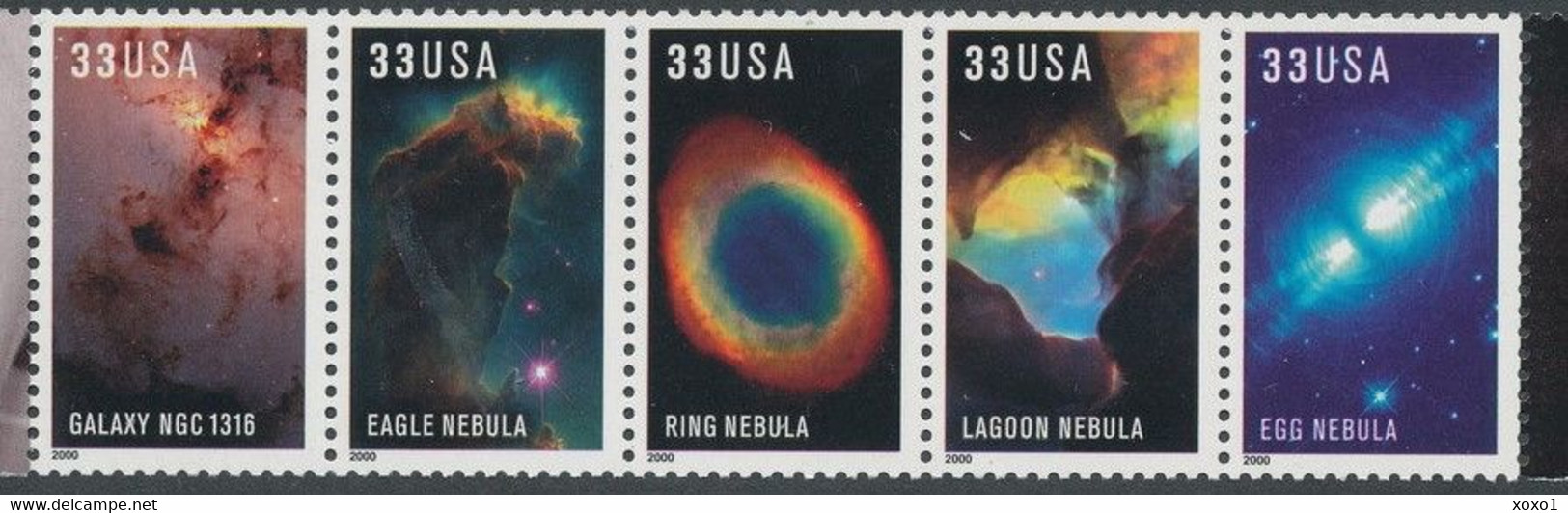 USA 2000 MiNr. 3280 - 3284 Hubble Space Telescope, Astronomy 5v MNH** 4,20 € - Astronomy