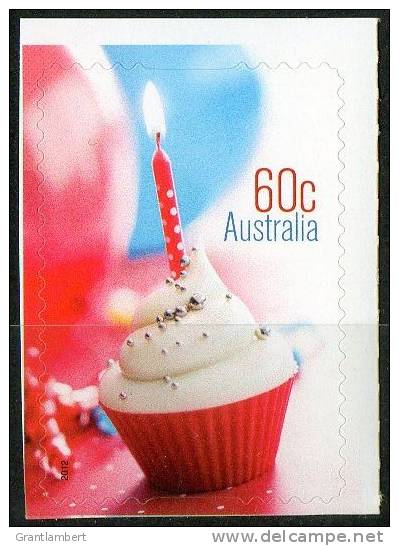 Australia 2012 Precious Moments 60c Candle &amp; Cake Self-adhesive MNH - Mint Stamps
