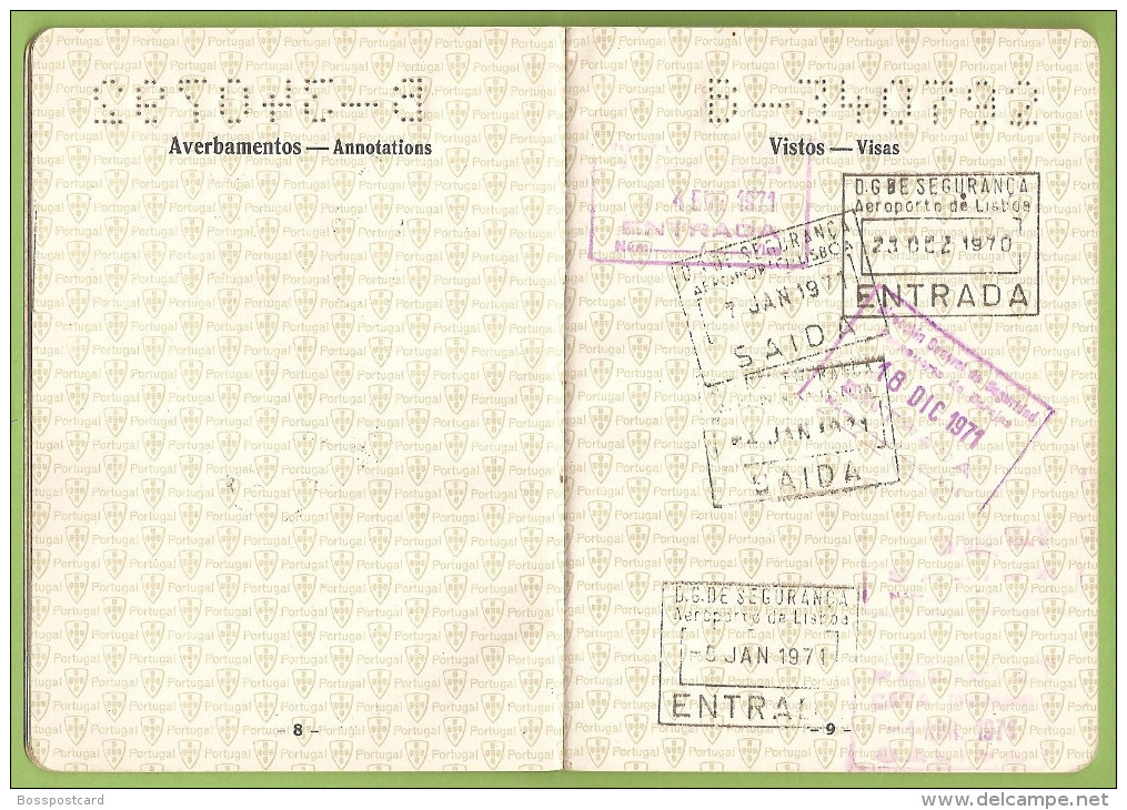 Portuga - Milano - Italia - Passaporte - Passport - Passeport - Non Classés