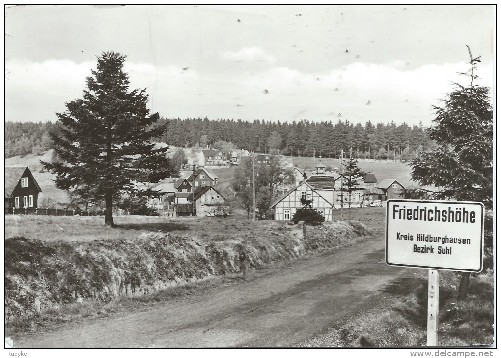 FRIEDRICHSHOHE  BEZIRK SUHL - Suhl