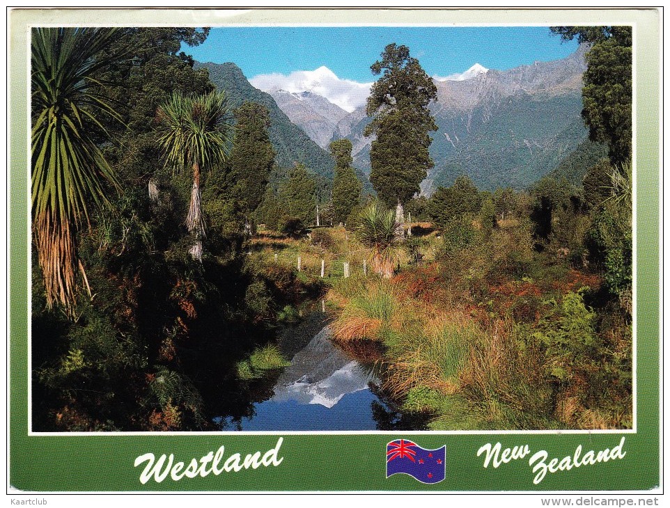 Westland - New Zealand ( Large Postcard 16 Cm X 12 Cm) - STAMP/TIMBRE: $1.10 - 18'SKIFF - Nieuw-Zeeland