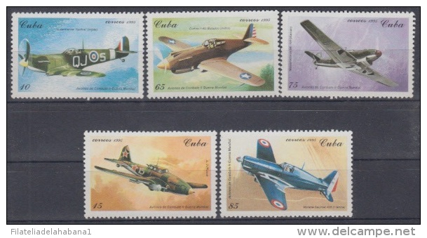 1995.31- * CUBA 1995. MNH. AVIONES DE COMBATE. WAR AVION. - Unused Stamps