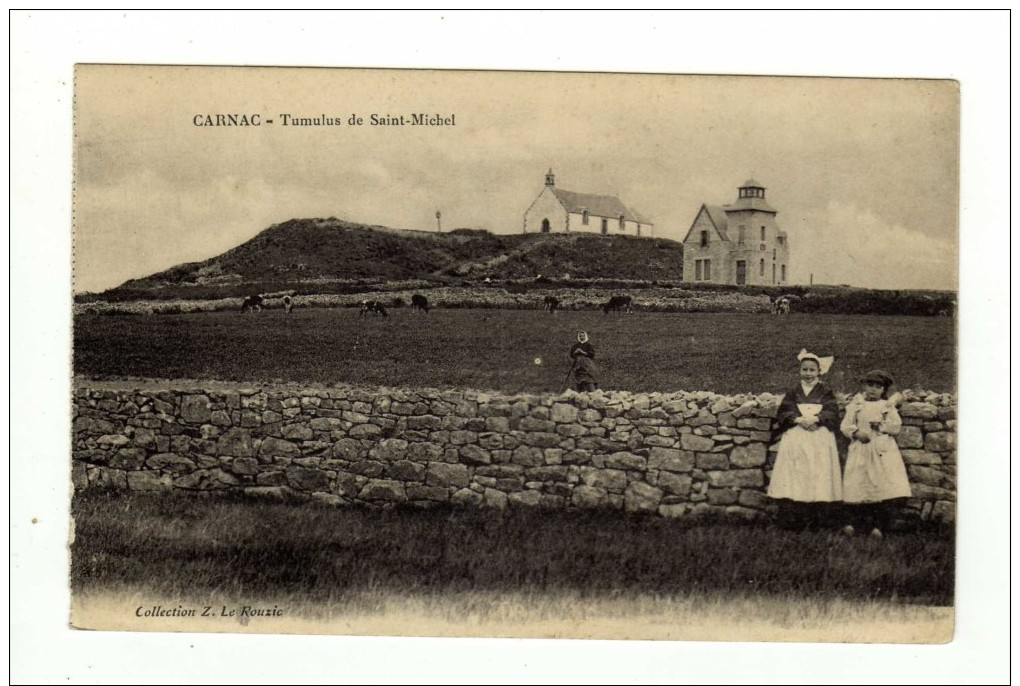 Cpa CARNAC Tumulus De Saint Michel - Carnac