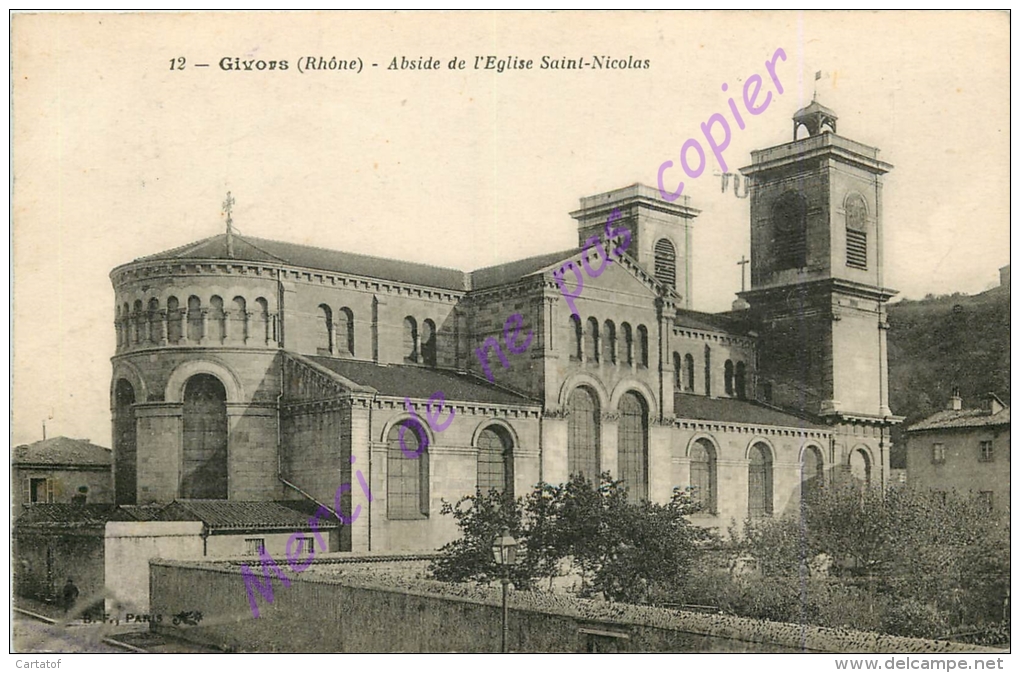 69. GIVORS . Abside De L'église Saint Nicolas . - Givors