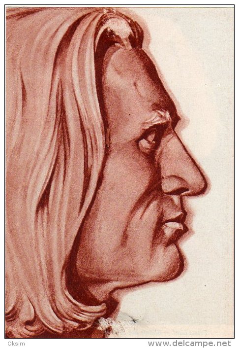 BAYREUTH, FRANZ LISZT, GEDENKWOCHE, 1936, DIM 9,5X21 CM, 10X14,5 CM - Pubblicitari