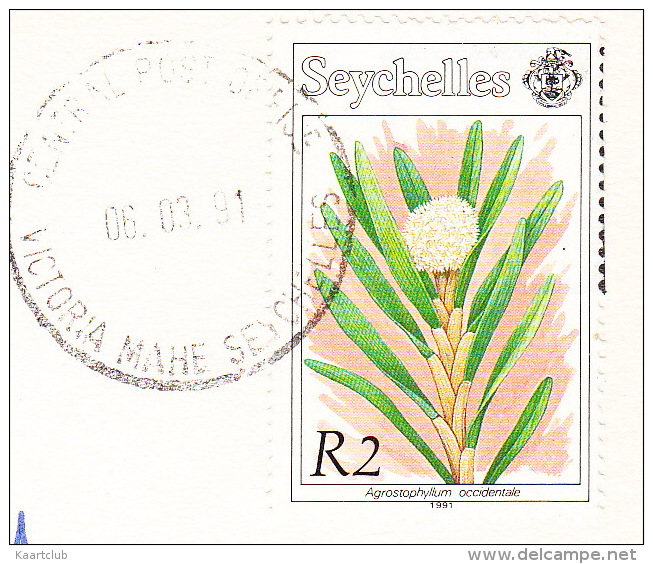 Seychelles - Anse Patate, La Digue  ( R2  'Flower' 1991  STAMP/TIMBRE ) - Seychellen
