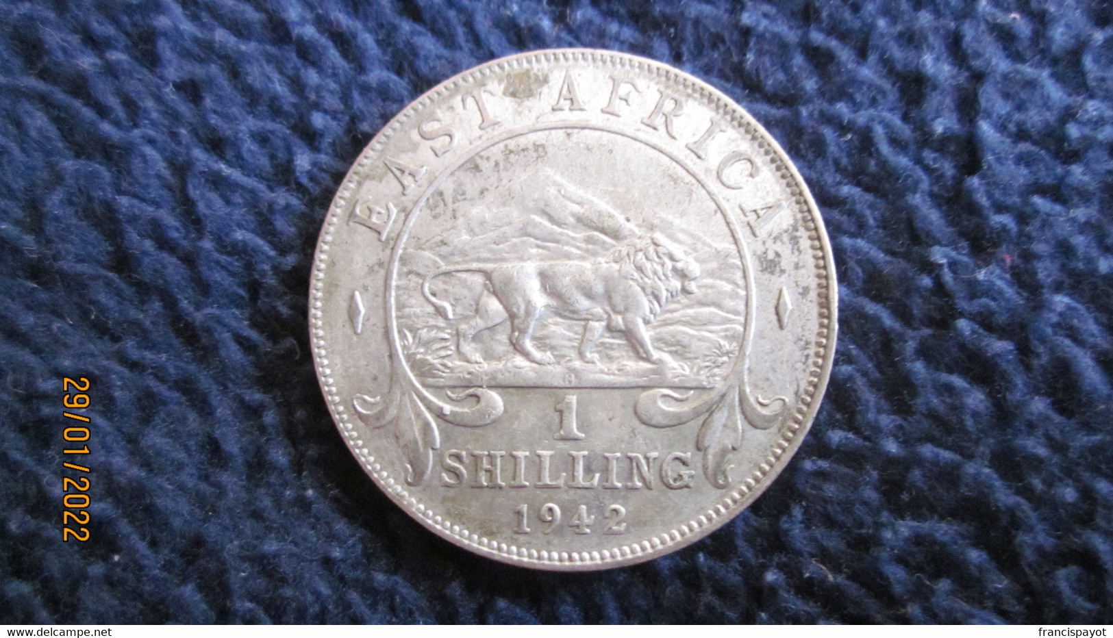 East Africa: 1 Shilling 1942 - Colonia Británica