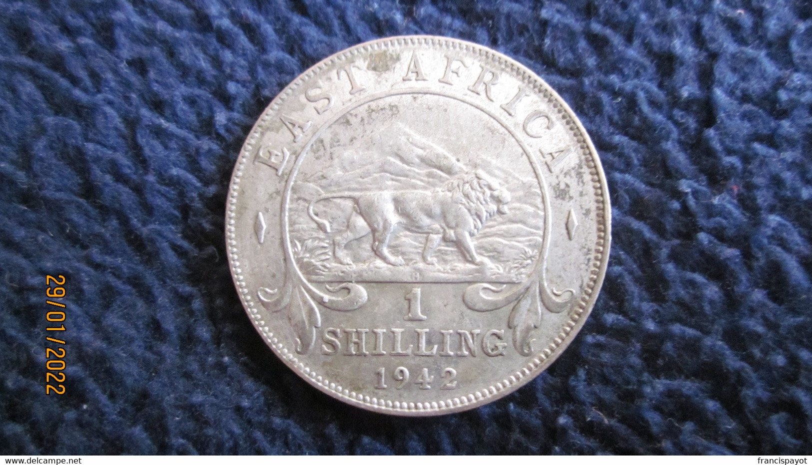 East Africa: 1 Shilling 1942 - British Colony