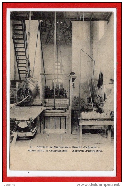 ESPAGNE -- Province De SARRAGOSSE   - District D´Alpartir - Maison De Direction  Des Mines Exito Et Complemento - Autres & Non Classés