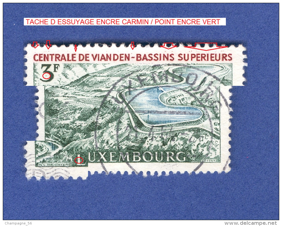 1964 N° 645 BASSINS SUPÉRIEURS OBLITÉRÉ - Variétés & Curiosités