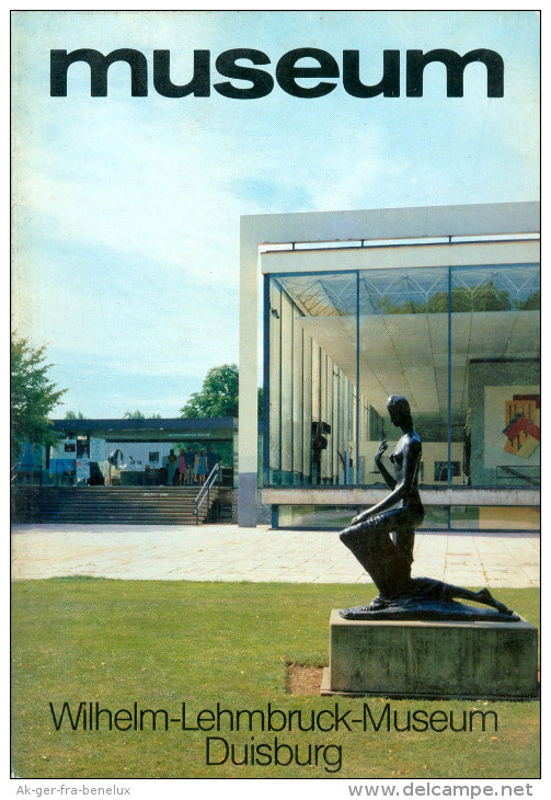 Museumsführer Wilhelm-Lehmbruck-Museum Duisburg 03/1987 Deutschland Kant-Park Buch Georg Westermann-Verlag Germany NRW - Museums & Exhibitions