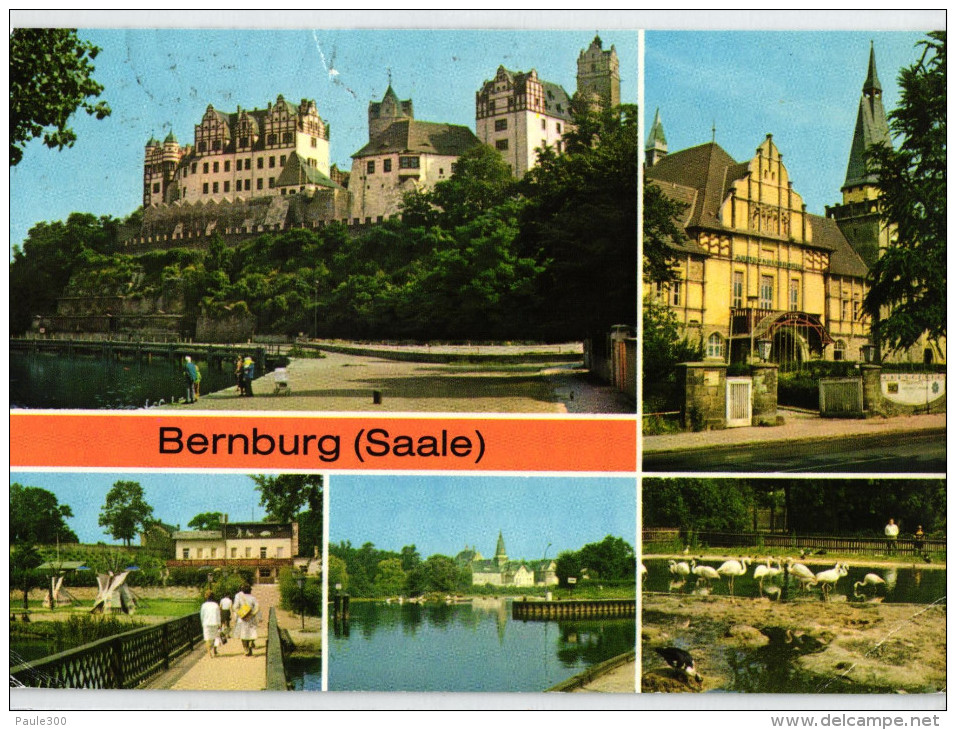 Bernburg - Mehrbildkarte - Saale - Bernburg (Saale)