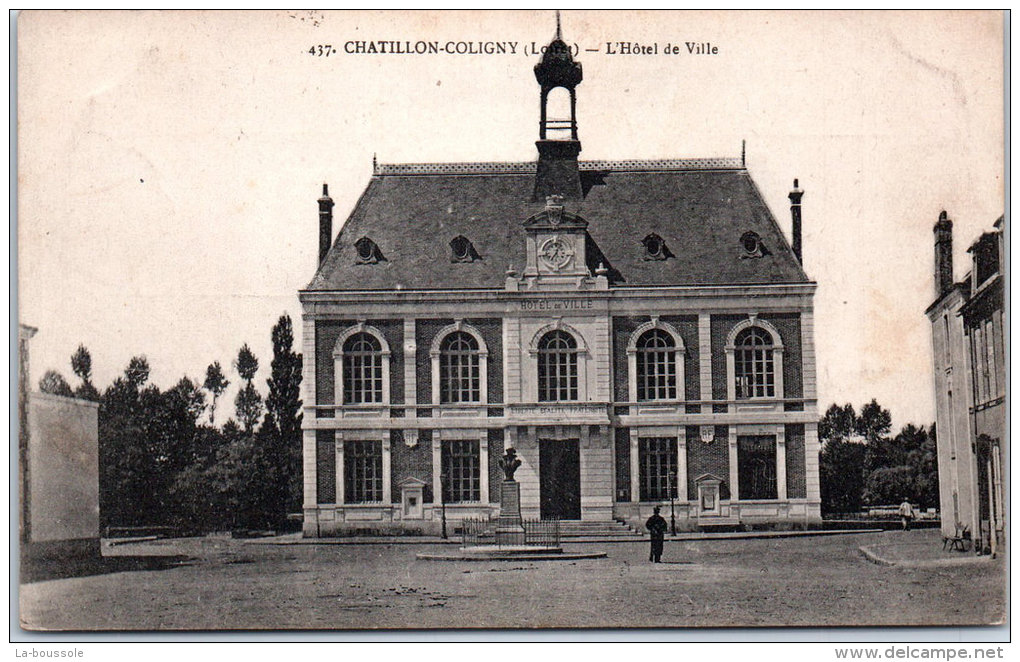 45 CHATILLON COLIGNY -- L'hotel De Ville - Vue D'ensemble - Chatillon Coligny