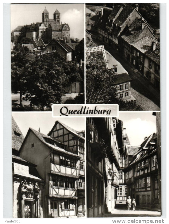 Quedlinburg - Mehrbildkarte DDR - Quedlinburg