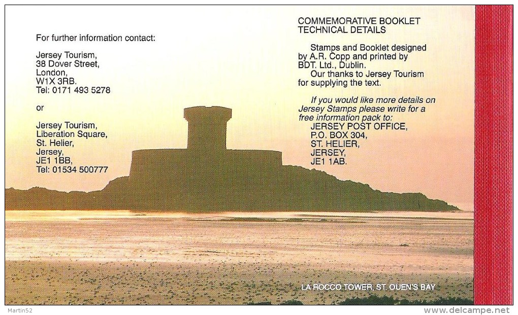 Jersey 1996: Tourism-Booklet MNH - Offered BELOW POSTAL FACE VALUE - Other & Unclassified