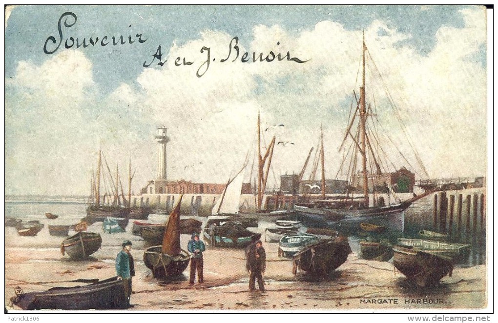 CPA  Illustration Margate Harbour  4192 - Margate