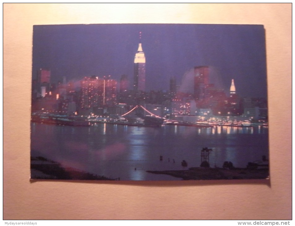 1 Cpa - United States Usa - New York (2 Scans) - Panoramic Views