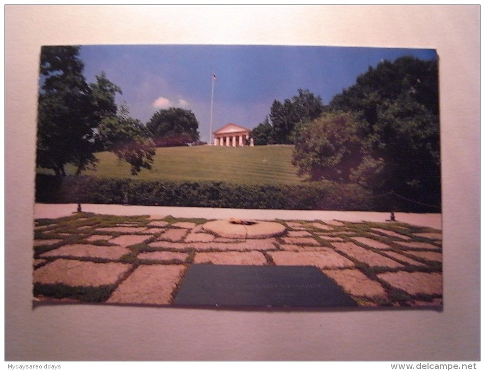 1 Cpa - United States Usa - Arlington - J. F. Kennedy Grave (2 Scans) - Arlington