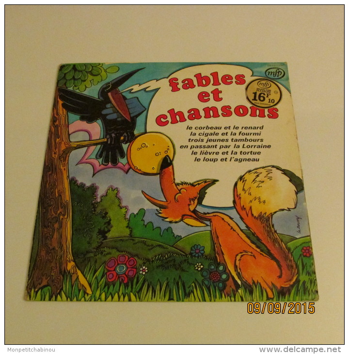 33T DENISE BENOIT ET PIERRE BERTIN : FABLES ET CHANSONS - Children