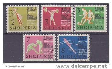Albania 1963 European Championships 5v  Used  (27077) - Albania