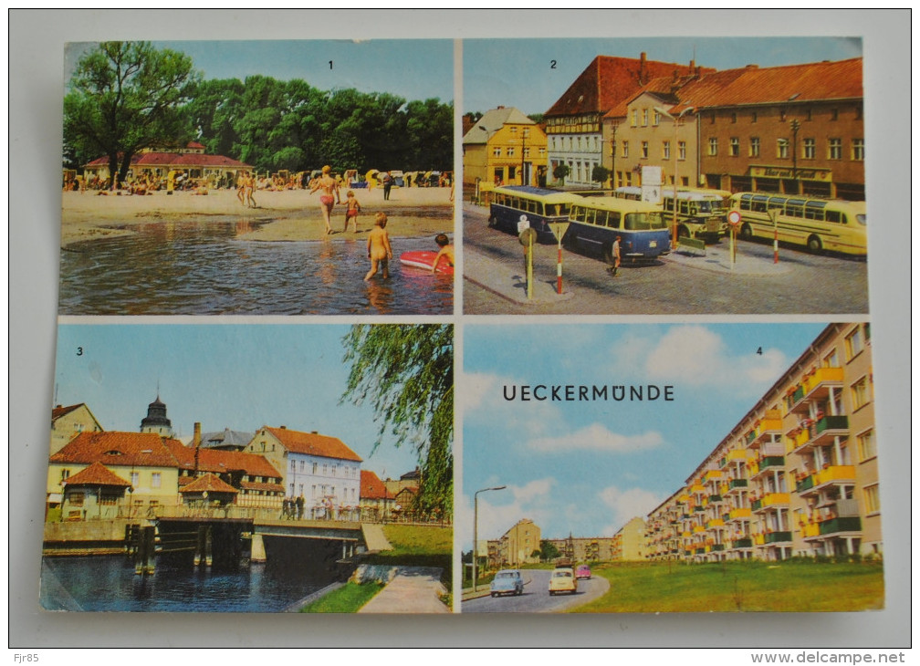 UECKERMUNDE  AM HAFFBAD /KARL MARX PLATZ /AM HAFEN/ NEUBAUTEN - Ueckermuende