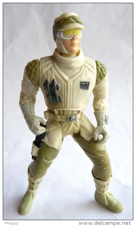 FIGURINE STAR WARS 1996 HOTH REBEL SOLDIER ANTI VEHICLE LASER CANNON (2) Incomplet Kenner China - Power Of The Force