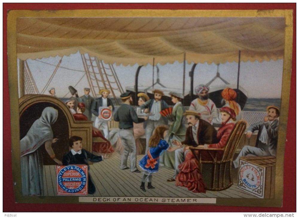 Deck Of An Ocean Steamer - Biscuits HUNTLEY & PALMERS - Autres & Non Classés