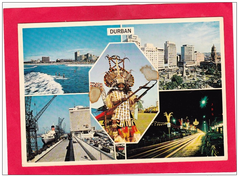 Multi View Card Of; Durban,South Africa,Posted With Stamp,Z6. - Sud Africa