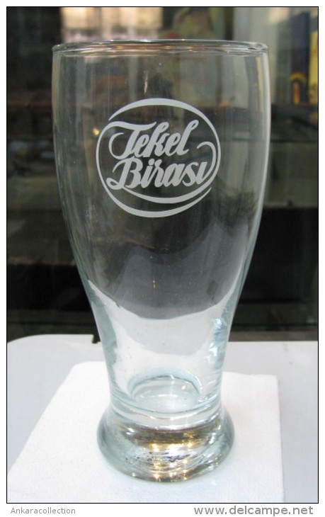 AC - TEKEL BEER GLASS FROM TURKEY - Cerveza