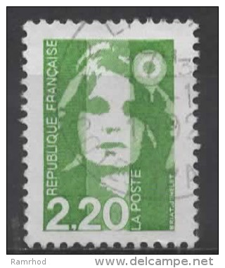 FRANCE 1989 Bicentenial Marianne - 2f.20 - Green  FU - 1989-1996 Bicentenial Marianne