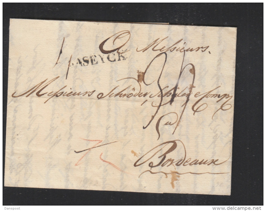 Brief 1772 Breslau Polen Poland Bordeaux France Transit Maaseick - 1714-1794 (Oostenrijkse Nederlanden)