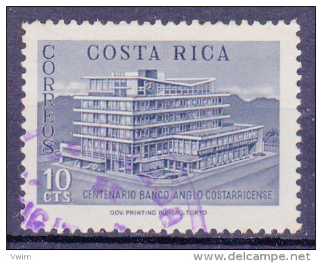 COSTA RICA   - 1963 - Michel N° 625 - Verjaardag Banco Anglo Costaricense -  Gestempeld/oblit. - ° - Costa Rica