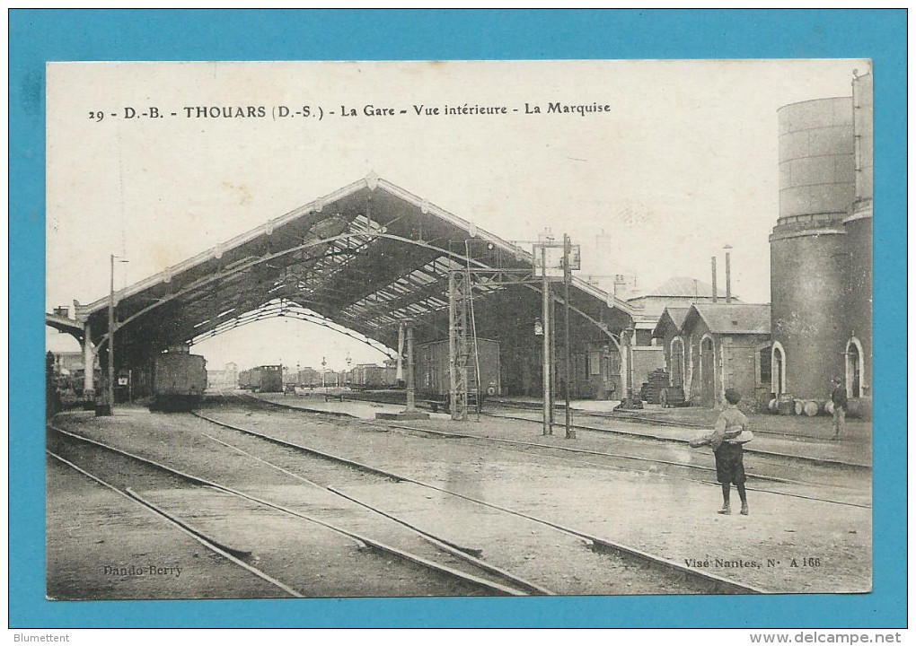 CPA 29 D-B La Gare Vue Intérieure - La Marquise THOUARS 79 - Thouars