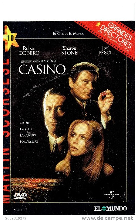 CINEMA DVD - USA-FRANCE 1995 - CASINO - ROBERT DE NIRO - SHARON STONE - JOE PESCI  DIR MASRTIN SCORSESE - UNIVERSAL  LAN - Familiari