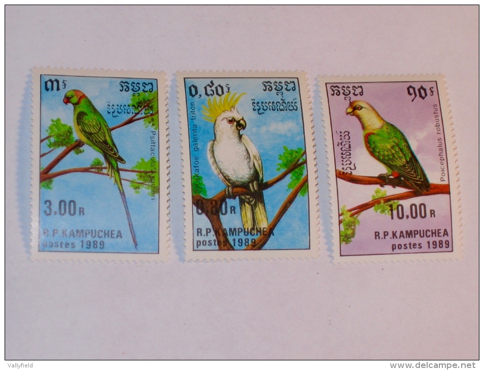 CAMBODGE / CAMBODIA  1989   LOT # 21  BIRDS - Cambodja