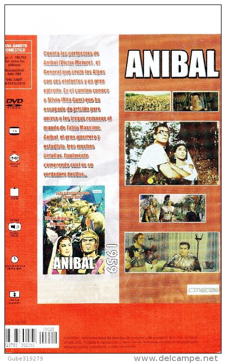 CINEMA DVD - ITALY 1959 - ANIBAL - ANNIBALE -VICTOR MATURE - RITA GAM -DIR CARLO BRAGAGLIA - EDGAR G. ULMER - CINECOM - History