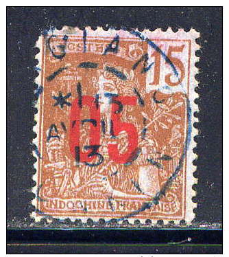 INDOCHINE - N° 60° - TYPE GRASSET - Usados