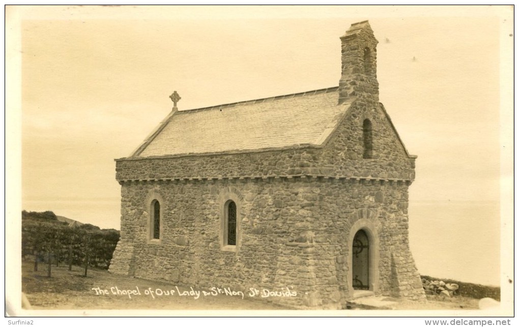 DYFED - ST DAVID'S - THE CHAPEL OF OUR LADY And ST NON RP Dyf216 - Pembrokeshire