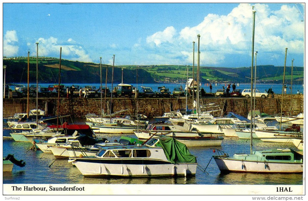 DYFED - SAUNDERSFOOT - THE HARBOUR Dyf218 - Pembrokeshire